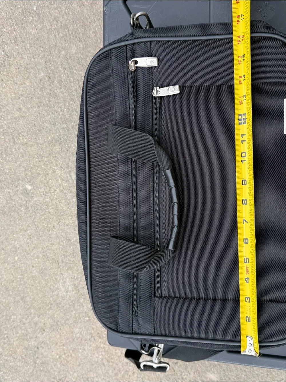 Samsonite Classic 3 Gusset Large Toploader Black Non-Wheeled Briefcase Travel